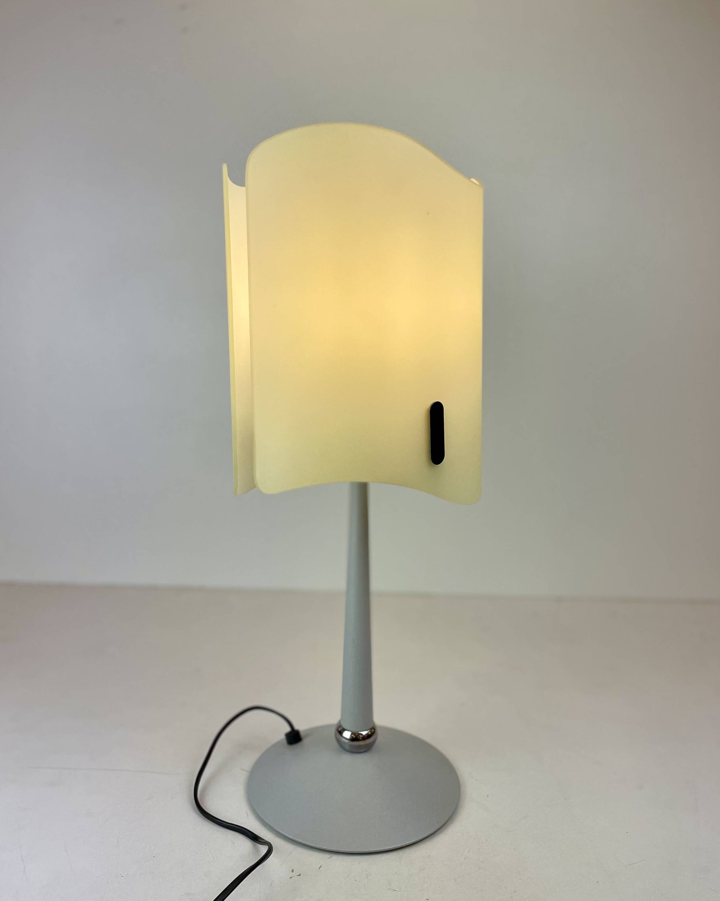 Italian Opaline Table Lamp, 1990s