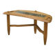 Oak and ceramic coffee table by Guillerme and Chambron for Votre Maison 1950s