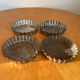 Lot of old tart molds
