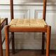 2 "plywood" chairs & braided rope