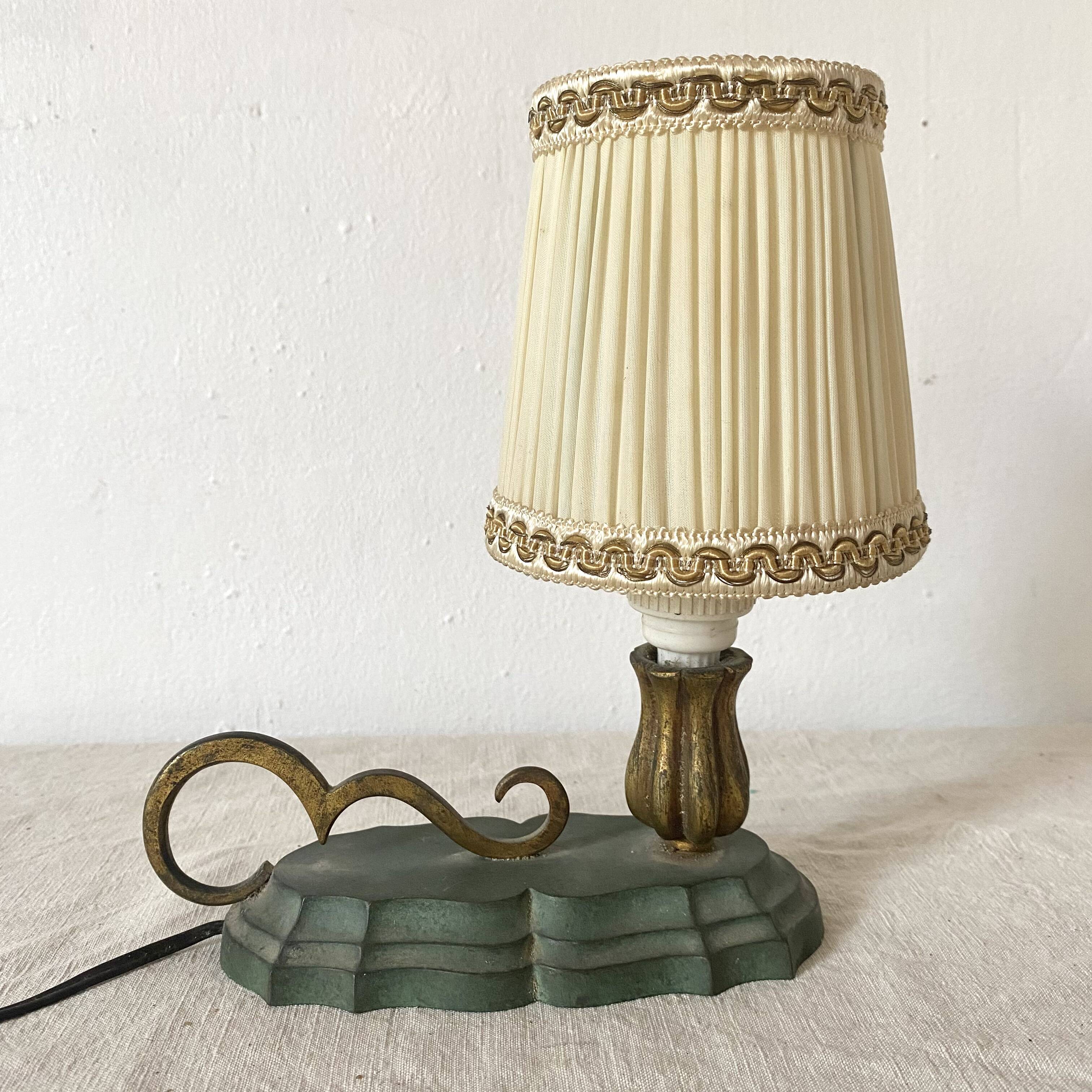 Antique bedside lamp