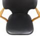 Scandinavian leatherette armchair, Sweden, 1960