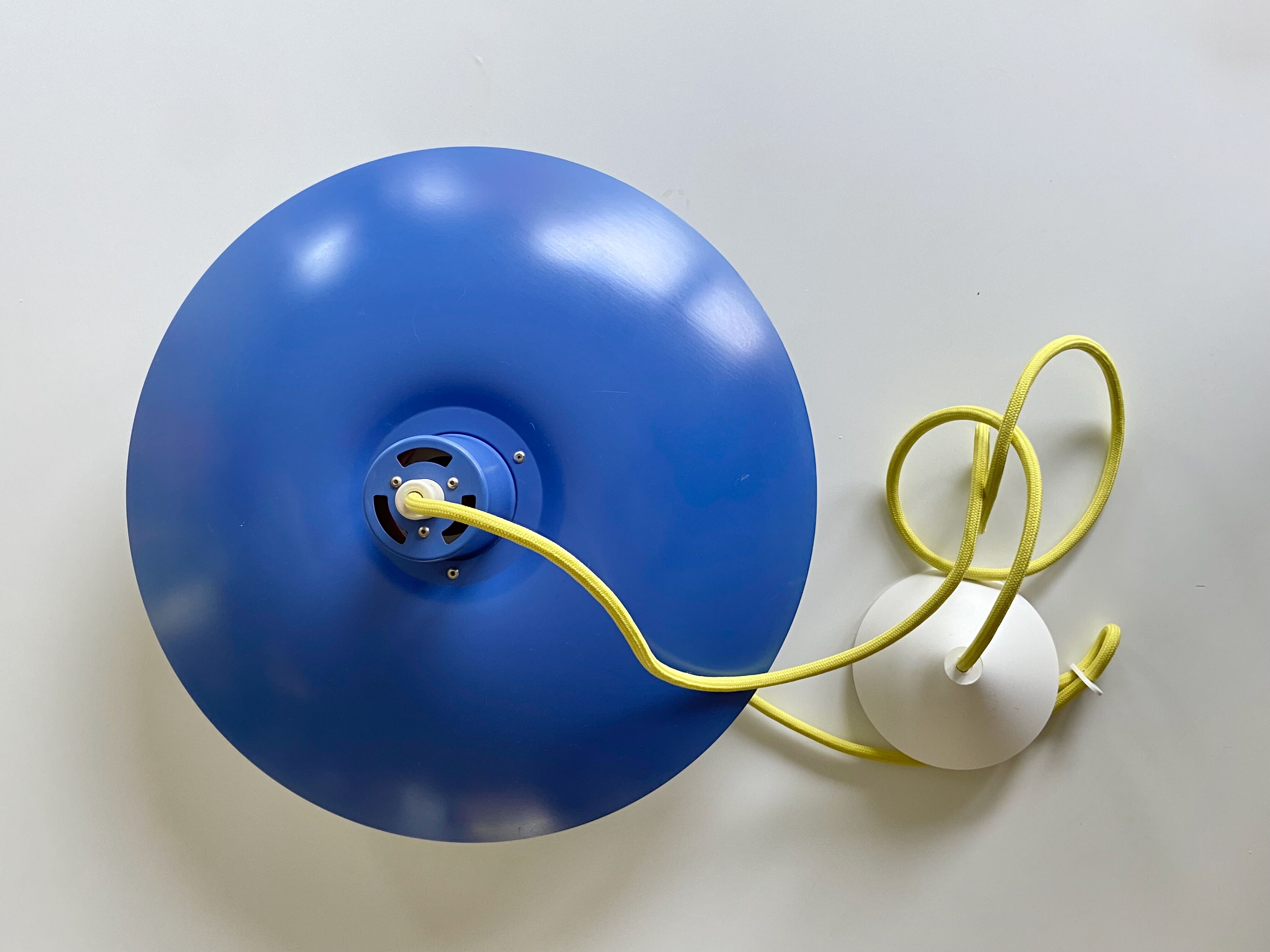 Ph 4/3 blue pendant lamp by Poul Henningsen for Louis Poulsen, Denmark
