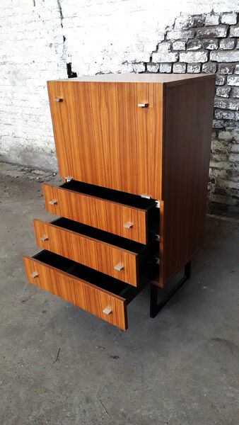 Writing desk bar "Model 693" by Pierre Guariche for Meurop 1960