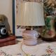 Old Clichy glass table lamp