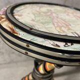 Kitsch pedestal table from the 70s