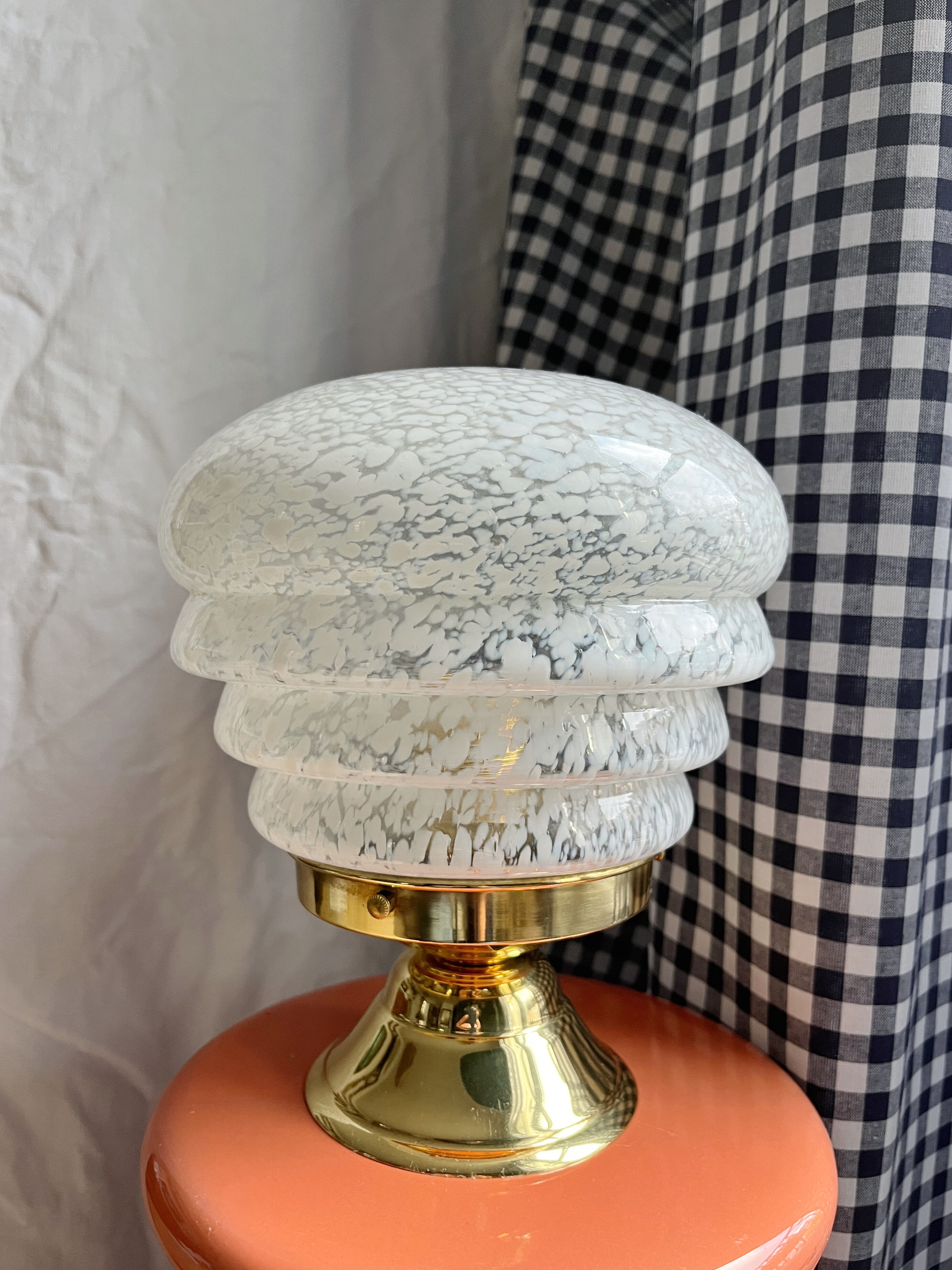 Clichy glass table lamp