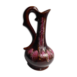 Pitcher in enamelled earthenware of Vallauris