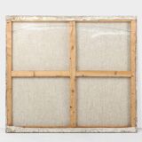 Set of 2 abstract paintings titled “Fyrhat” by the Belgian Artist Nico de G