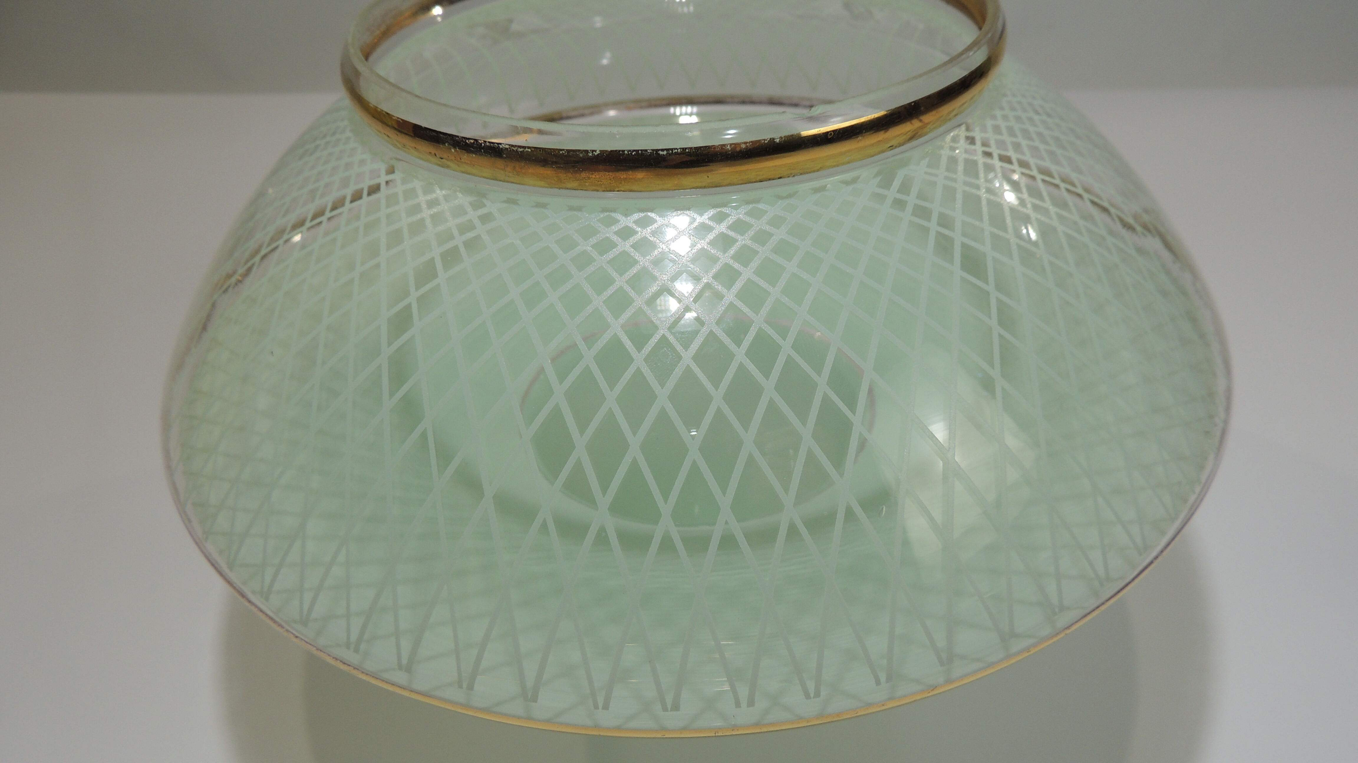 Suspension Verrine opaline vert