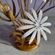 Lampadaire floral vintage hans kogl
