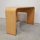 Postmodern side table made of beech plywood by Ekornes Stressless from the 1980s.