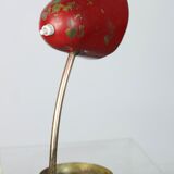 Red brass lamp 50's