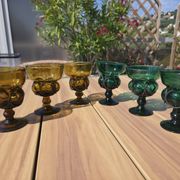 Set of 6 Brutalist Chalices – Attributed to Felipe Derflingher – 1960