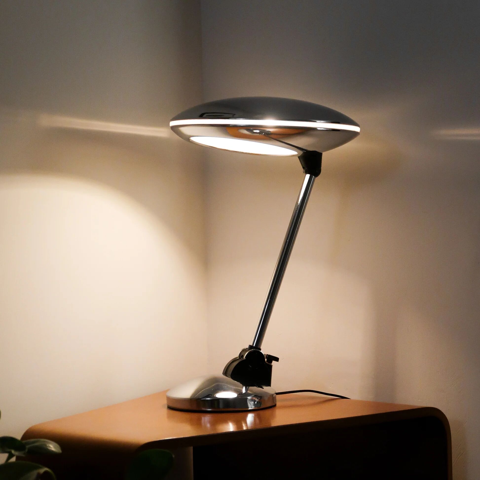 "UFO" Lamp Aluminor Vintage