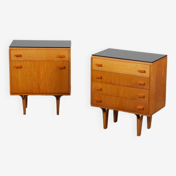 Pair of nightstands produced by Novy Domov, 1970
