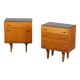 Pair of nightstands produced by Novy Domov, 1970