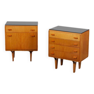Pair of nightstands produced by Novy Domov, 1970