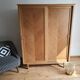 Wardrobe with pretty splayed legs.