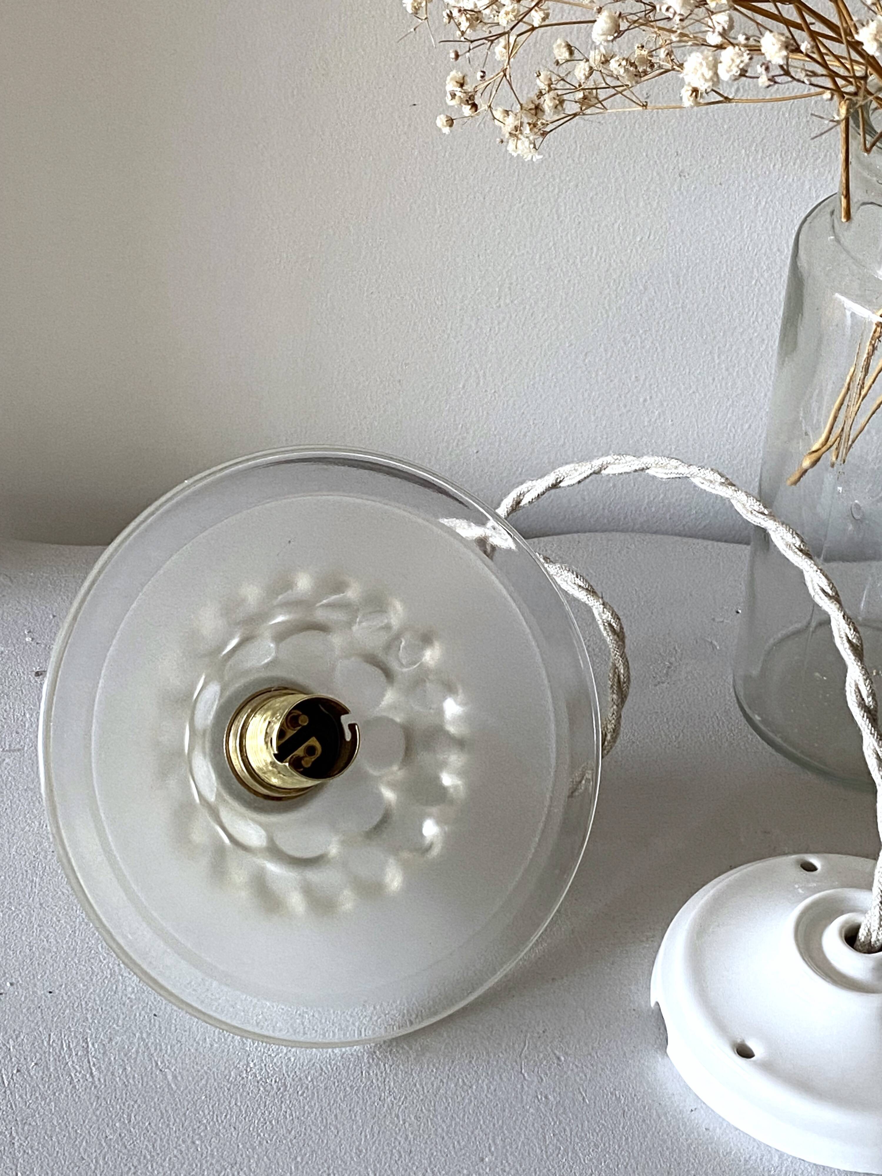 Vintage “bubble” pendant light