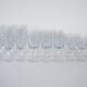Set of crystal glasses, Italian design, 1970s, made in Italy