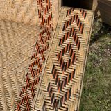 Chaise longue chilienne rotin osier