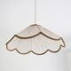 Suspension in a solid floral shape Françoise "classic beige"