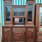Art Nouveau two-part buffet