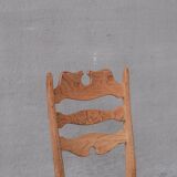 Oak danish mid-century dining chairs