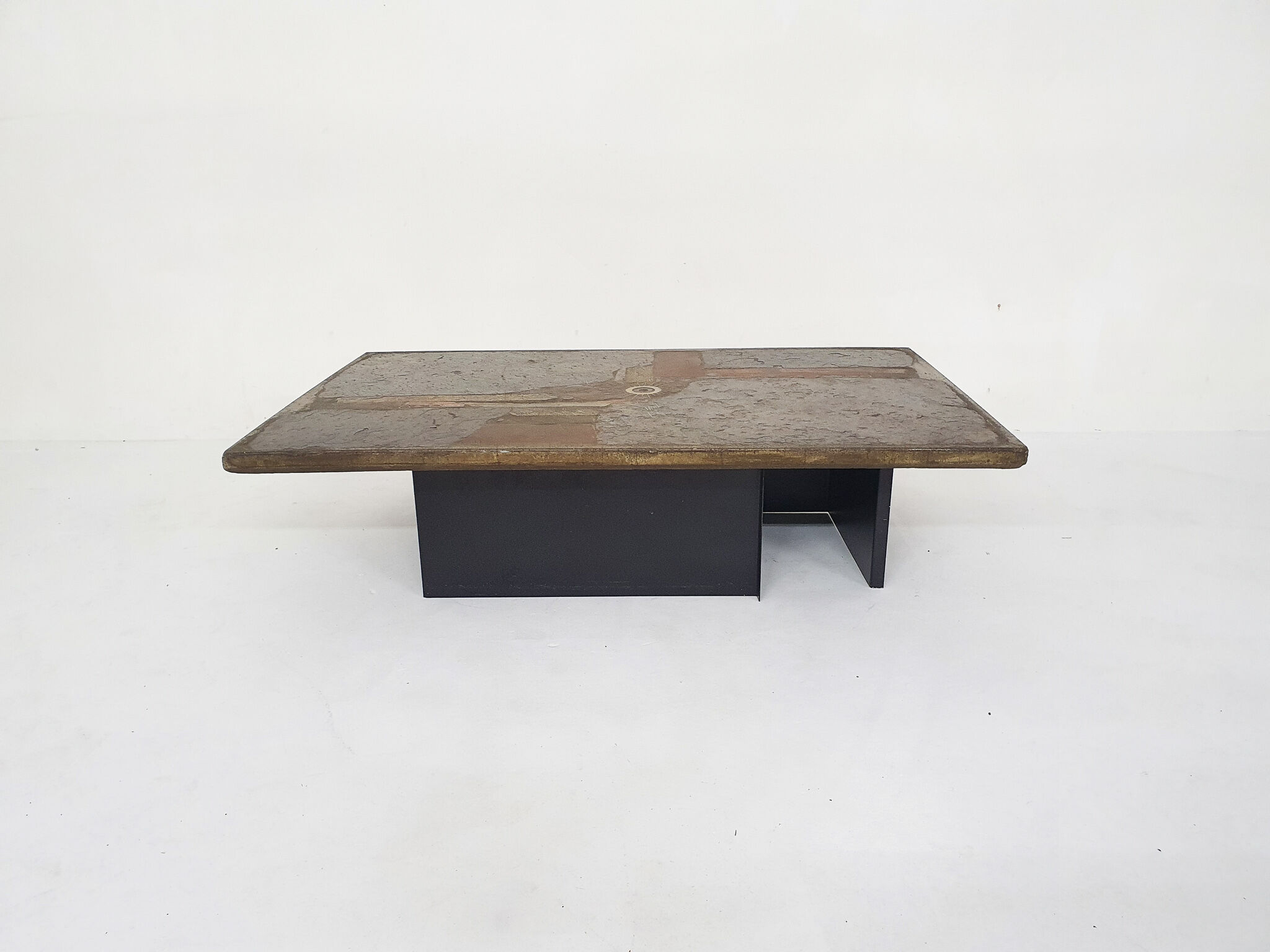 Table basse en pierre Paul Kingma, Pays-Bas 1981