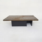 Table basse en pierre Paul Kingma, Pays-Bas 1981