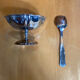Ice Cream Service GUY DEGRENNE Tray + 6 Bowls + 6 Vintage Spoons