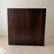 Vintage rosewood coffee table chrome 1960s