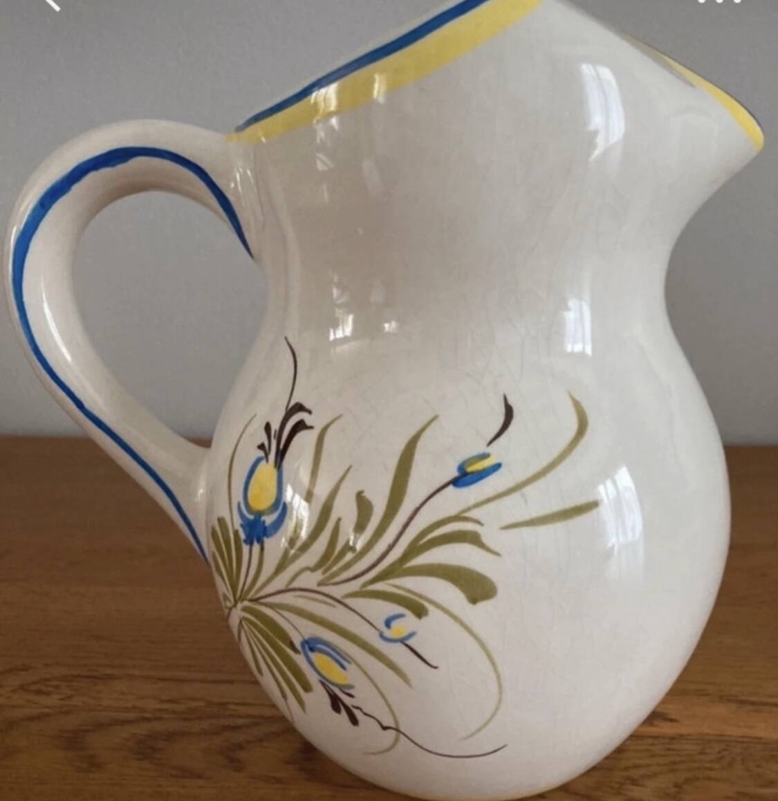 Numbered Art and Earthenware ceramic vase