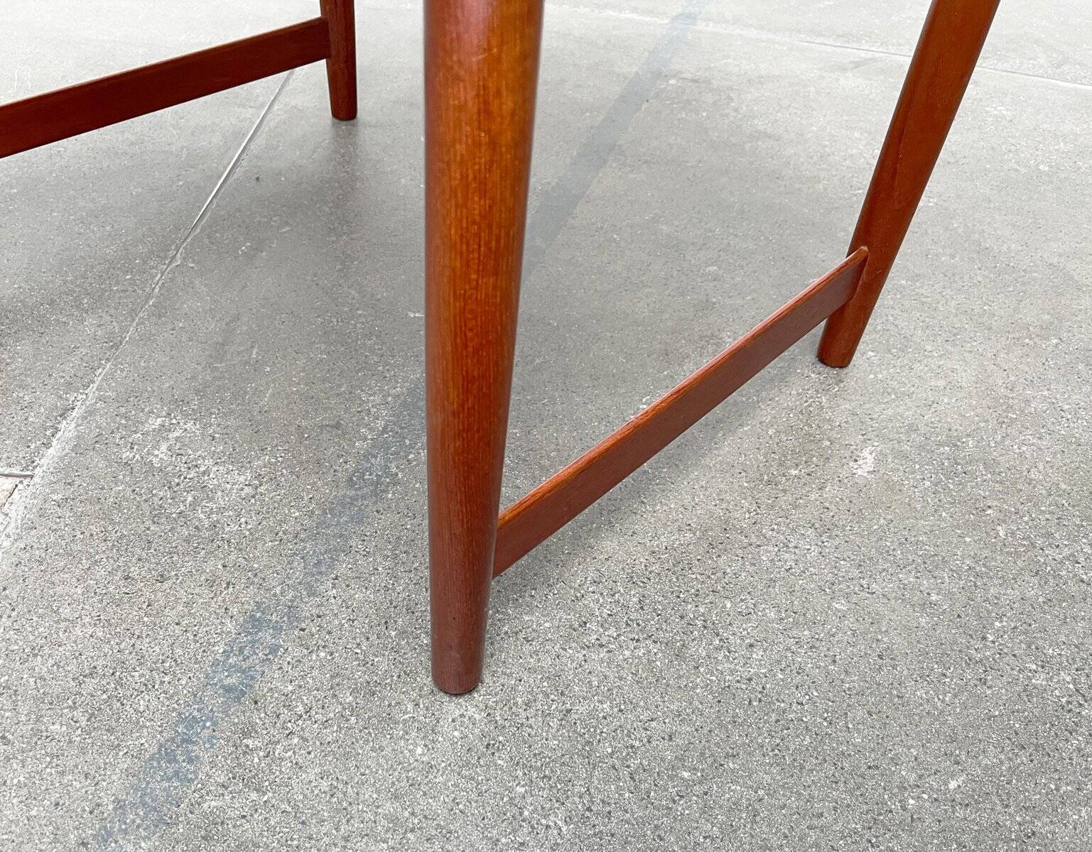 Fauteuil King en Teck Danois du Milieu du Siècle par Arne Hovmand Olsen pour Onsild Møbelfabrik et Jutex, années 1950