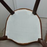 Paire de chaises Louis Philippe assisse tissu