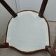 Paire de chaises Louis Philippe assisse tissu