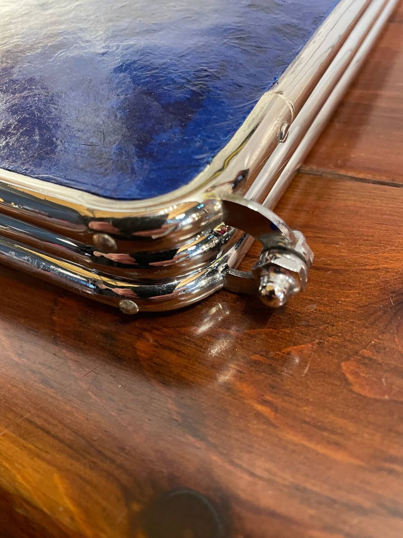 Triptych barber mirror