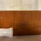 Pair of Scandinavian teak and acrylic wall lamps 1960