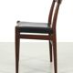 Model W2 Dining Chairs by Hans Wegner, Set of 4
