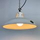 Industrial White Enamel Factory Pendant Lamp from Thorlux, 1960s