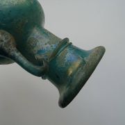 Miniature vase Scavo Seguso Vetri d'Arte iridescent glass Murano 1950