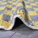 Berber rug with a checkerboard pattern - 297 x 200 cm