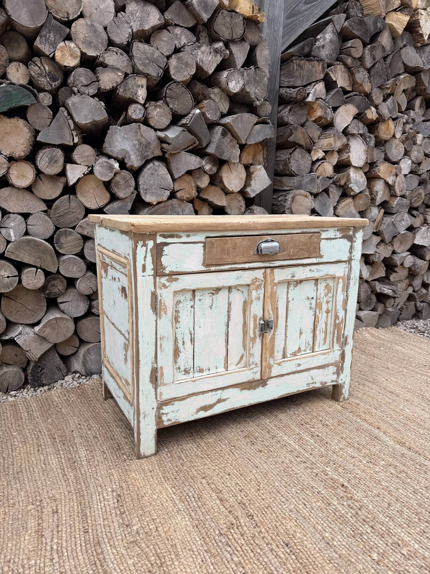 Meuble rangement vintage/ Meuble métier