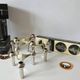Set of Four Sculptural, Stackable Candle Holders Stoffi & Nagel for BMF Nagel
