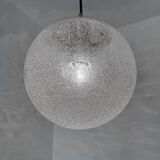 Bubble glass pendant light from the 70s