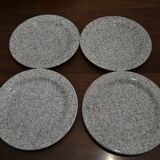 Set of 4 flat plates Quadrifoglio