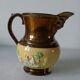 Old pitcher broc small carafe in Jersey earthenware 14.7 cm