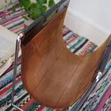 Magazine rack leather made by Brabantia 70 years