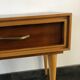 Vintage asymmetrical bedside table